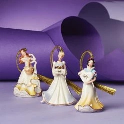 Lenox Christmas Disney Princess Mini Ornament Set Of 3