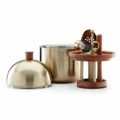 Lenox Cocktail Party Bar Tool Set Brushed Gold