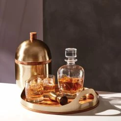 Lenox Cocktail Party Bar Tool Set Brushed Gold -Home Kitchen Shop 891330L a3