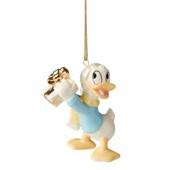 Lenox Christmas Disney Donald Duck Gift Ornament