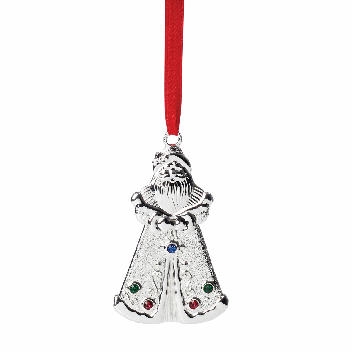 Lenox Christmas Santa Jeweled Charm Ornament 1 Lenox Christmas Santa Jeweled Charm Ornament