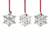 Lenox Christmas Mini Metal Snowflake Ornament Set Of 3
