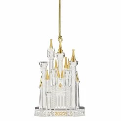 Lenox Christmas 2022 Disney Castle Metal Dated Ornament