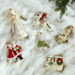 Lenox Christmas Holiday Accent Train Ornament 5 Lenox Christmas Holiday Accent Train Ornament -Home Kitchen Shop 893703L a3