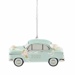 Lenox Christmas 2022 Just Married Vintage Car Dated Ornament