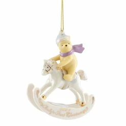 Lenox Christmas Disney 2022 Winnie The Pooh Baby's 1st Dated Ornament