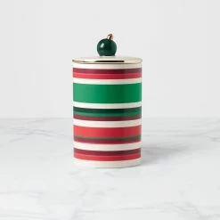 Kate Spade Lenox Christmas " Cookie Jar "one For Them, Two For You" -Home Kitchen Shop 894413L a3