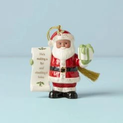 Lenox Christmas African American Santa With List Ornament -Home Kitchen Shop 894475L a4