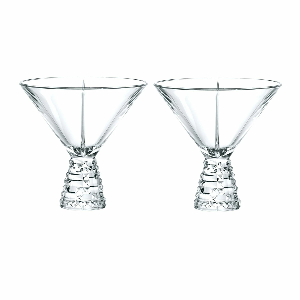 Nachtmann Portmeirion USA Nachtmann Punk Cocktail, Martini Glasses, Pair 1 Nachtmann Portmeirion USA Nachtmann Punk Cocktail, Martini Glasses, Pair