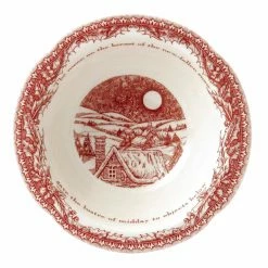 Wedgwood China Johnson Brothers Twas The Night 6.3" Soup, Cereal Bowl, Single