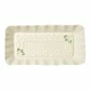 Belleek Pottery LTD Belleek China Shamrock Sandwich Tray