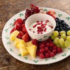 Belleek Pottery LTD Belleek Shamrock Chip And Dip Set -Home Kitchen Shop B1330 a3