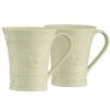 Belleek Pottery LTD Belleek China Claddagh Coffee Mugs, Pair
