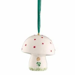 Belleek Pottery LTD Belleek China Toadstool Hanging Ornament -Home Kitchen Shop B4659 a2