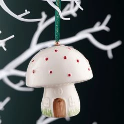Belleek Pottery LTD Belleek China Toadstool Hanging Ornament -Home Kitchen Shop B4659 a3