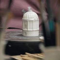 Belleek Pottery LTD Belleek Mussenden Temple Bell Ornament -Home Kitchen Shop B4681 a4