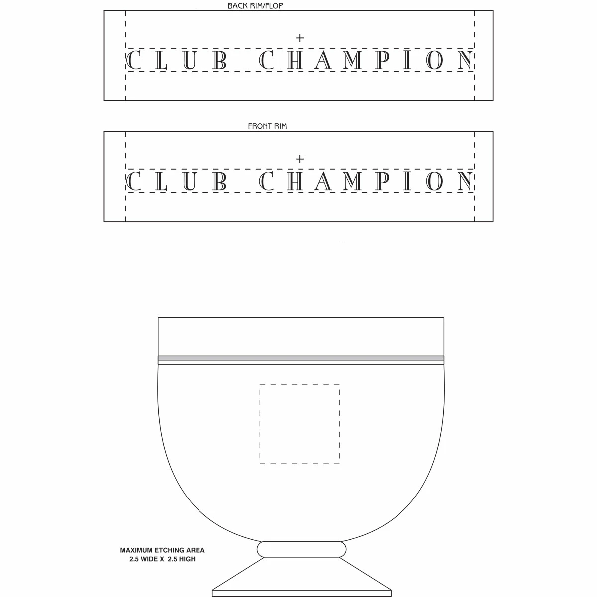 Crystal Blanc, Personalize! 9" Museum Crystal Bowl 1 Crystal Blanc, Personalize! 9" Museum Crystal Bowl