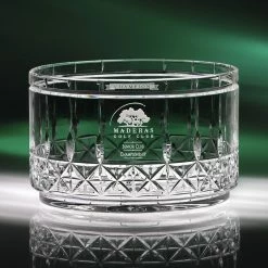 Crystal Blanc, Personalize! 9 3/4" Concerto Crystal Bowl -Home Kitchen Shop CB605 a2
