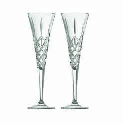 Belleek Pottery LTD Galway Longford Romance Flutes, Pair