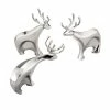 Nambe Mills, Inc. Nambe Christmas Dasher Reindeer, Set Of Three