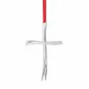 Nambe Nouveau Cross Ornament