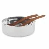 Nambe Mills, Inc. Nambe Oblong Nest Salad 9.5" Bowl With Servers
