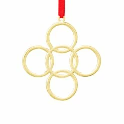 Nambe Mills, Inc. Nambe Metal Twelve Days Of Christmas, Five Golden Rings Ornament
